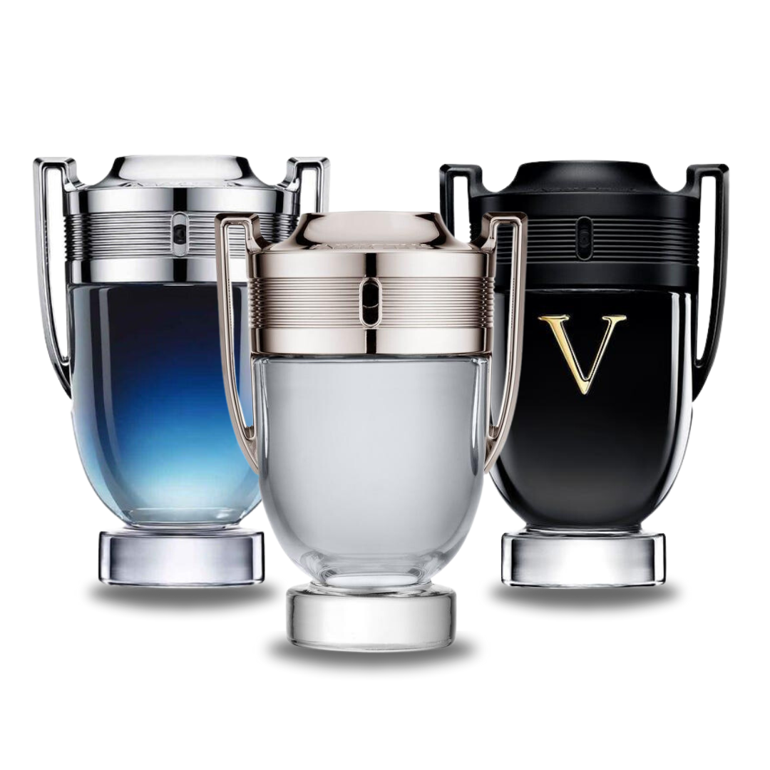Parfüm 3er-Pack: Paco Rabanne INVICTUS LEGEND, Paco Rabanne INVICTUS, Paco Rabanne INVICTUS VICTORY (Eau de Parfum)