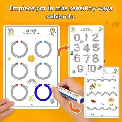 Cuaderno infantil de calco y dibujo - MagicBook - Estilo Idea