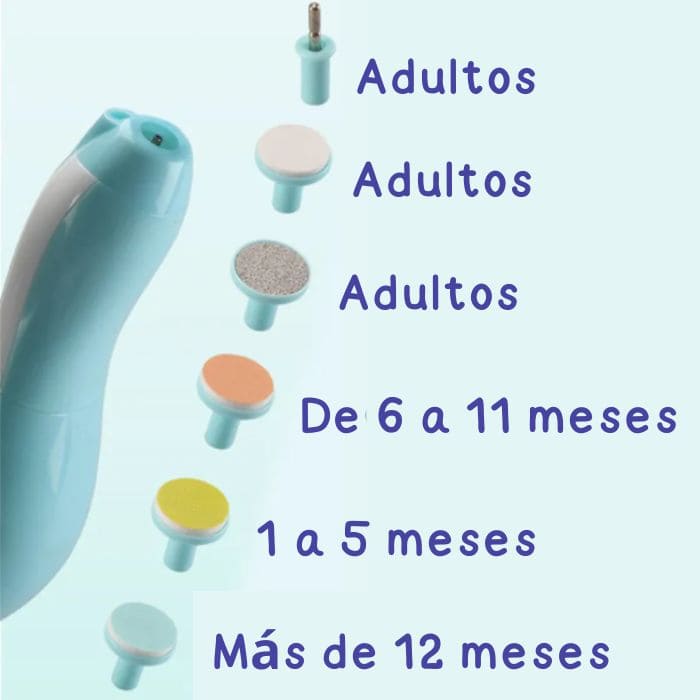 Cortaúñas eléctrico seguro para niños