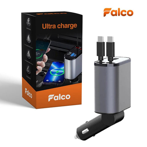 Carregador de Celular Automotivo 4 em 1 - Ultra Charge + BRINDE EXCLUSIVO PARA OS 100 PRIMEIROS! - Estilo Idea
