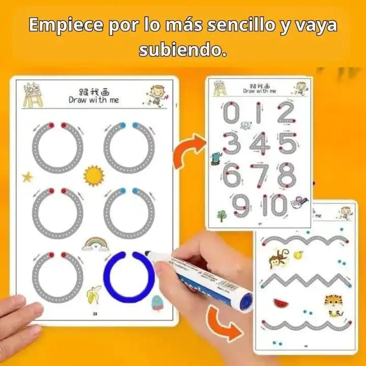 Cuaderno infantil de calco y dibujo - MagicBook - Estilo Idea