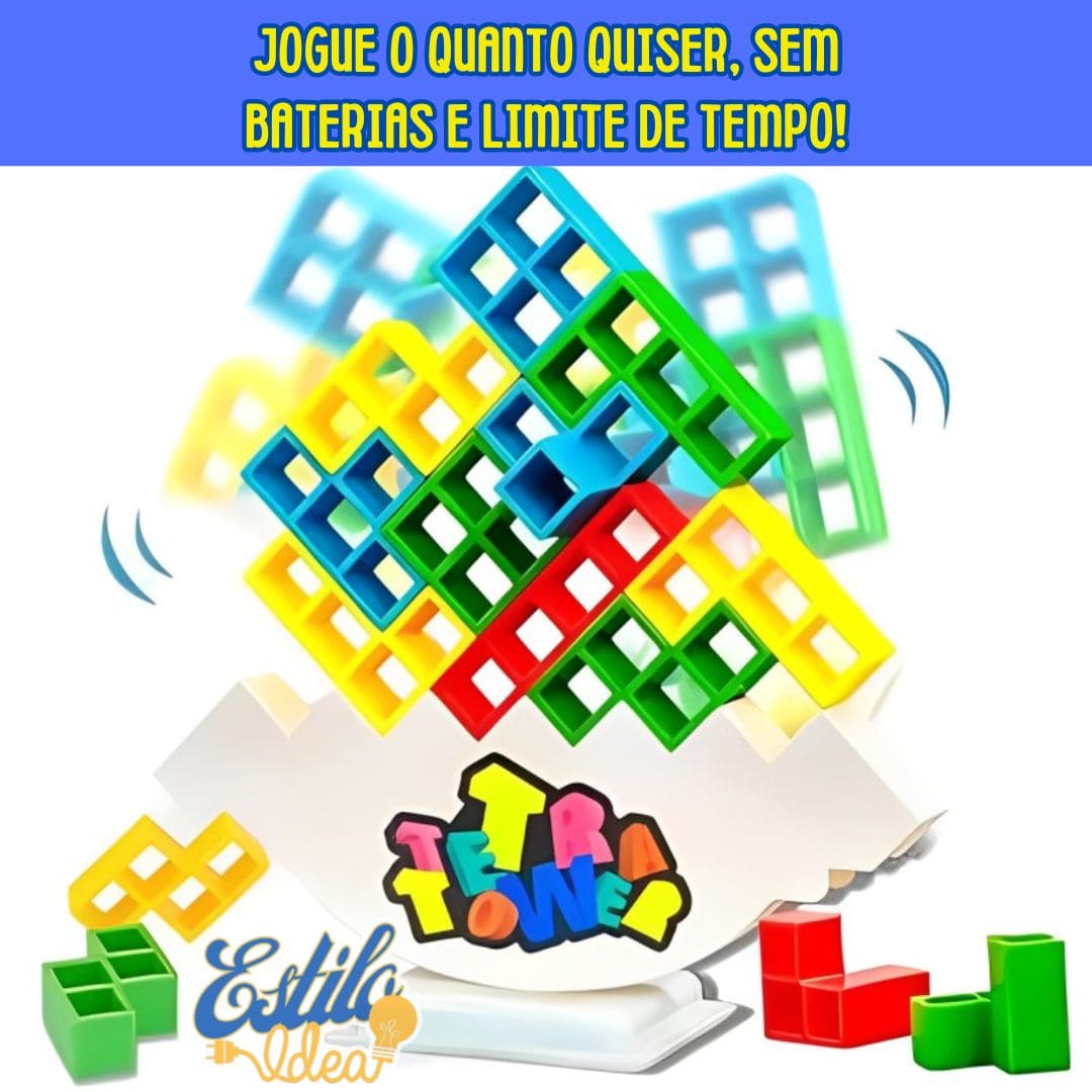 Juego interactivo Tetra Tower® (una mezcla de Jenga y Tetris) - Estilo Idea