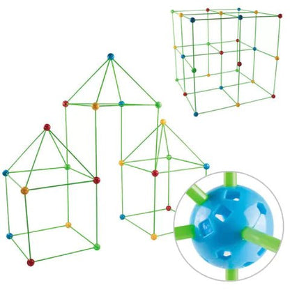 Kit de construcción Carpa para niños + Lona de regalo - Tierra Lúdica