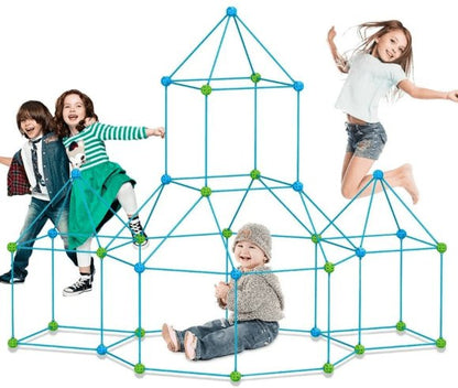 Kit de construcción Carpa para niños + Lona de regalo - Tierra Lúdica