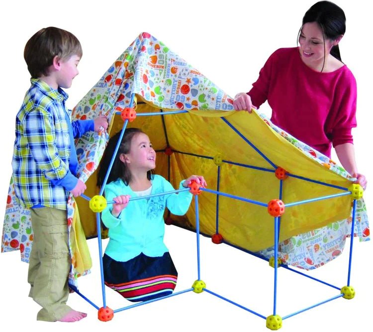 Kit de construcción Carpa para niños + Lona de regalo - Tierra Lúdica